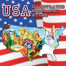 USA - Illustrated Geography Atlas